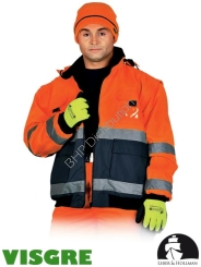 Pomarańczowa kurtka ostrzegawcza LH-VIBER